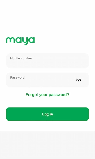 📌Step 2: The Maya account login interface appears. 