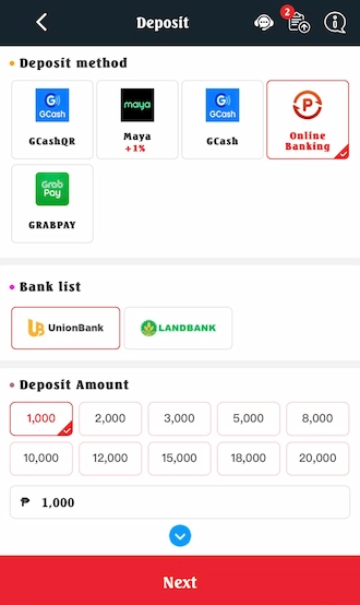 📌Step 1: select Online Baking PHAPRK and enjoy.